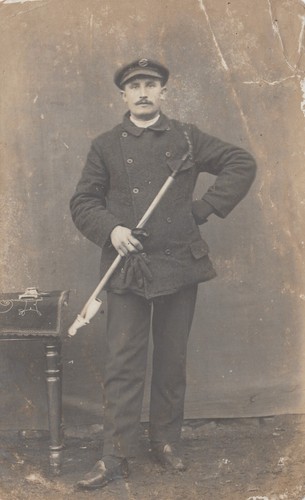 Ancienne carte photo - , début